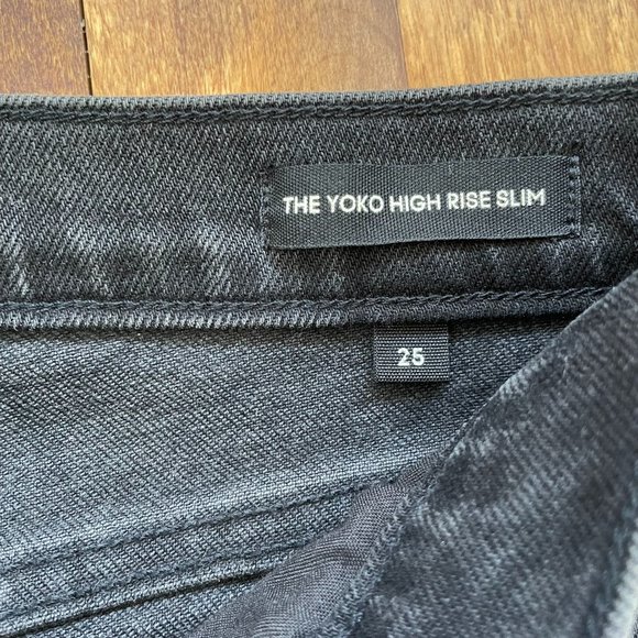 Denim Forum - The Yoko High Rise Slim (Black) - Picture 12 of 16